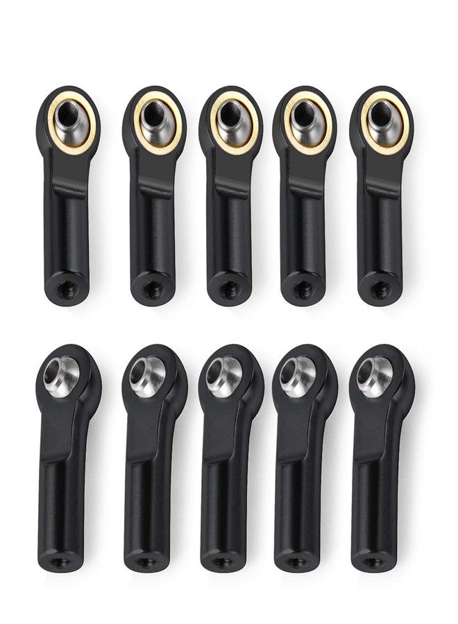 QUE-T 10pcs M3 Link Tie Rod End Metal Ball Joint Head for 1/10 RC Crawler Car Boat (Black) - Image 5